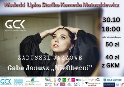 Event poster:  ZADUSZKI JAZZOWE  GABA JANUSZ "NIEOBECNI" 