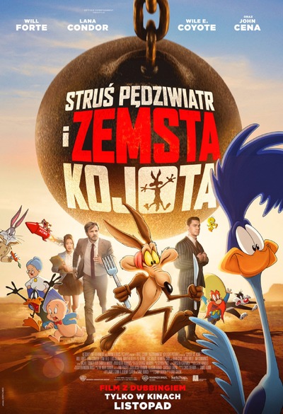 Event poster:  STRUŚ PĘDZIWIATR I ZEMSTA KOJOTA