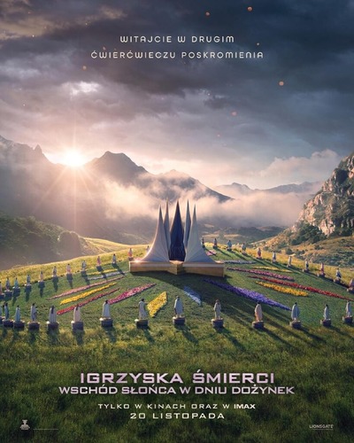 Event poster:  IGRZYSKA ŚMIERCI: WSCHÓD SŁOŃCA W DNIU DOŻYNEK  DUBBING